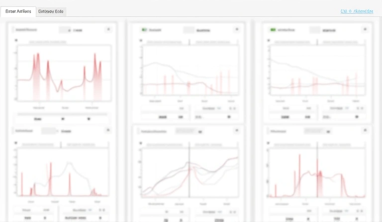 Gráfico de análisis de datos con iconos de cookies flotando