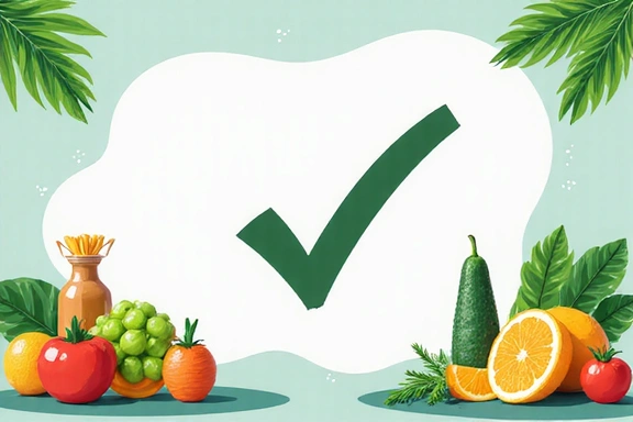 Imagen de agradecimiento con elementos de nutrición y bienestar